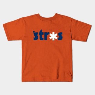 Stros Asterisk - Orange Kids T-Shirt